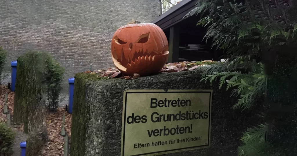 Тыква в Германи на хелоуин